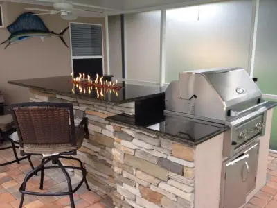 Alfresco Lifestyle — Stone & Concrete Installation project by Cypress Creek Outdoors