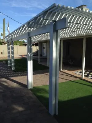 Personalized Patio Canopies — Stone & Concrete Installation project by Arizona Hardscape Creations LLC