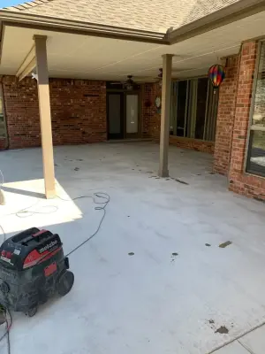 Outdoor Space Makeover — Stone & Concrete Installation project by RTP Concrete Coatings