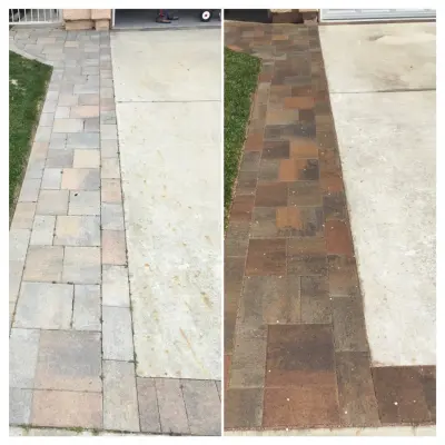 Paver Coating — Stone & Concrete Installation project by Fuller Stone Care