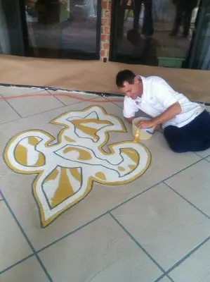Custom Logos — Stone & Concrete Installation project by Glamour-Krete