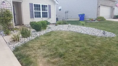 Rock Garden Planters — Stone & Concrete Installation project by Total Masonry, LLC
