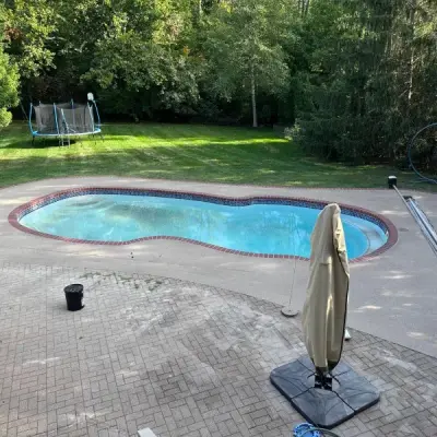 Pool Deck Renovation — Stone & Concrete Installation project by Decorative Concrete Resurfacing