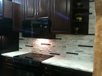 Divided Rock — Stone & Concrete Installation project by Forever Stone LLC