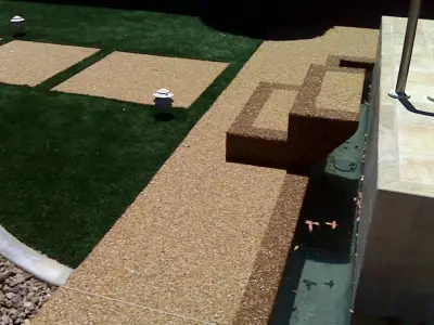 Steps — Stone & Concrete Installation project by Pebble Stone Coatings