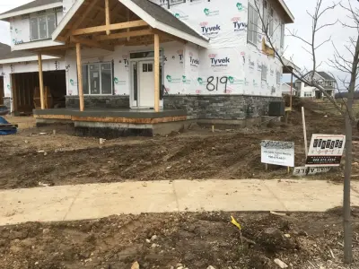 Cultured Stone Facade — Stone & Concrete Installation project by John Carter Custom Masonry LLC