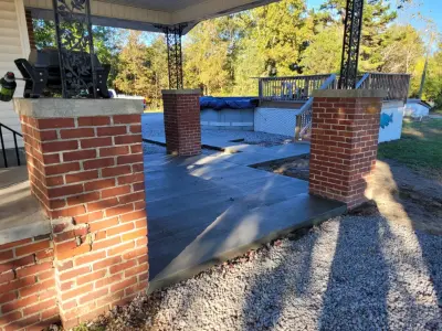 outdoor spaces and vehicle areas — Stone & Concrete Installation project by Oswald Concrete Services And Landscaping, LLP