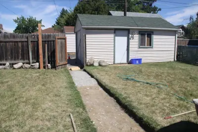 Walnut Walkway Retaining Wall — Stone & Concrete Installation project by RockHard Concrete