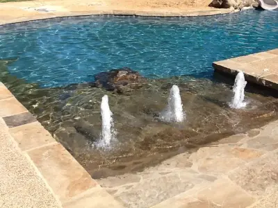 Aquatic Elements — Stone & Concrete Installation project by Serenity Hardscapes