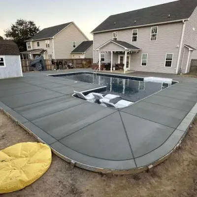 A & A Concrete Solutions LLC — Stone & Concrete Installation project by A & A Concrete Finishing INC