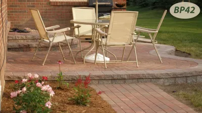 Brick Paver Patios — Landscape Construction project by Teddy's Lawn & Landscape