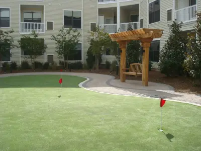 Golf Practice Area by Tranquil Escapes LLC