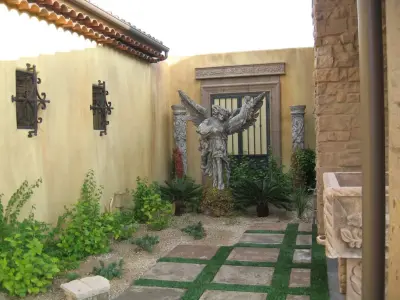 Amon House in Rancho Santa Fe — Stone & Concrete Installation project by Villa & Mission Imports