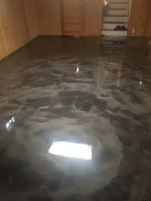 Andover Reflector Basement Flooring (Titanium) by The Concrete Guy By Matthew Hage