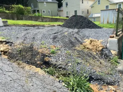 Deteriorating Wall/Pavement by Hardscape Artists LLC