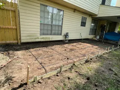Patio Expansion — Stone & Concrete Installation project by Flores Concrete