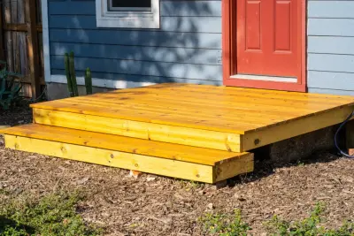 Cedar Deck in the Backyard by BioScapes LLC
