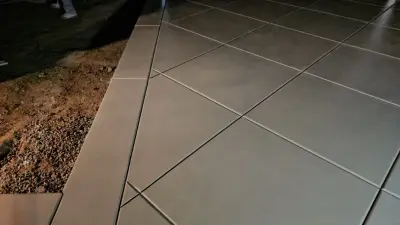 Outdoor Concrete Patio Setup — Stone & Concrete Installation project by Valdivia's Concrete