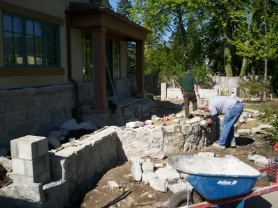 Personalized Stone Patio for the Backyard — Stone & Concrete Installation project by Brixnstone, Llc