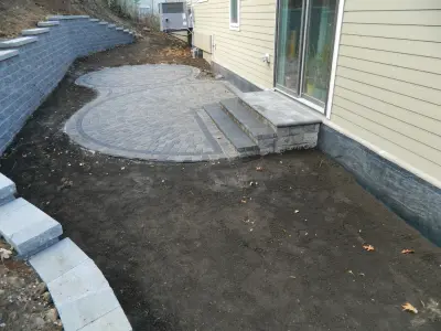 Hilltop Patio Retreat — Stone & Concrete Installation project by Devine Design Hardscapes