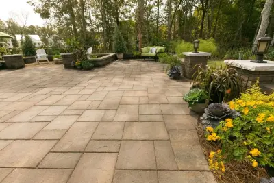 Tailored Outdoor Living and Entertainment Space – Charleston, SC — Stone & Concrete Installation project by Just Hardscape & Design