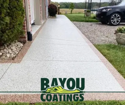 Walkways — Stone & Concrete Installation project by Bayou Coatings