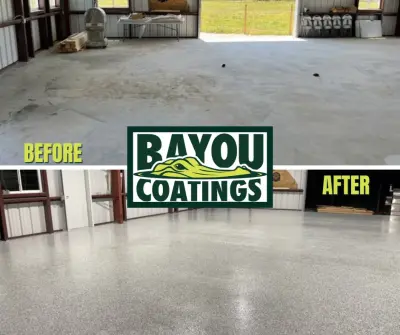 Carport — Stone & Concrete Installation project by Bayou Coatings