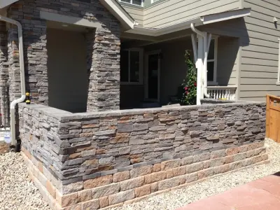 Beau Jo's Pizzeria — Stone & Concrete Installation project by Lone Star Stucco & Stone