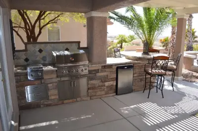 Tailored Outdoor Cooking Spaces — Stone & Concrete Installation project by Custom Outdoor Living