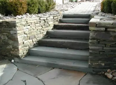 Stairs and Platforms — Stone & Concrete Installation project by Marenakos Rock Center