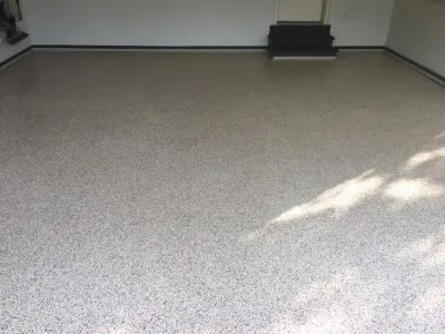 Bloomington Epoxy Chip Garage Flooring by The Concrete Guy By Matthew Hage
