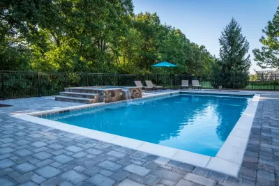 Outdoor Oasis: Crafting Your Ultimate Lounge and Pool Experience — Landscape Construction project by TERRAFIRMA Landscape in Saline