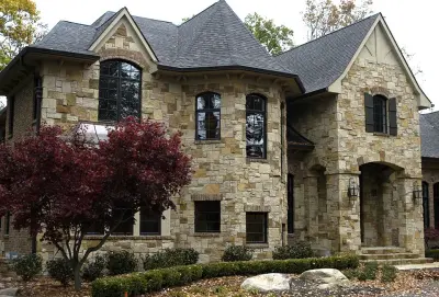 Buff Shell Limestone Cladding — Stone & Concrete Installation project by Native Stone Co