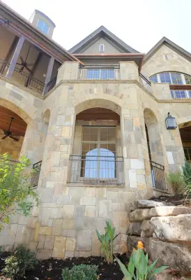 Buff Tennessee Flagstone — Stone & Concrete Installation project by Rocky Ridge Stone Company
