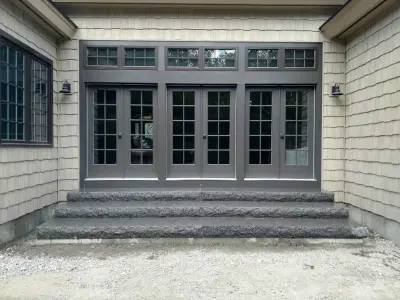 Caledonia Pathways with Neutral Facade by Swenson Granite Works