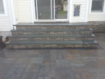 Calverton Swimming Pool Upgrade — Stone & Concrete Installation project by Legacy Brick & Stone