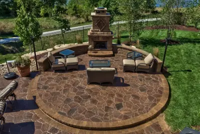 Relaxed Al fresco Lifestyle by Watkins Concrete Block Company, Inc.