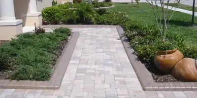Rock Pathways and Sidewalks — Stone & Concrete Installation project by Cencal Construction And Concrete