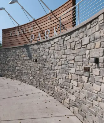 Clinch Park Passage — Stone & Concrete Installation project by The Stone Mill Inc