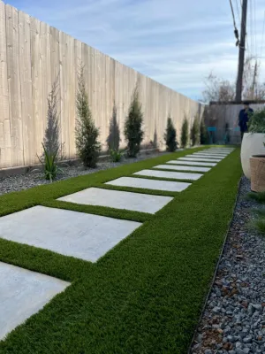 Kim M. | Artificial Turf & Pavers — Landscape Construction project by Texan Landscape Group LLC in Houston