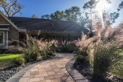 Driveway Project Memorial Drive — Landscape Construction project by Texan Landscape Group LLC in Houston