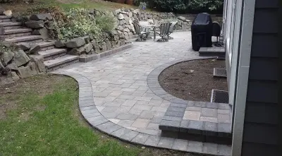 Exterior Living Spaces — Stone & Concrete Installation project by CD Paver Management