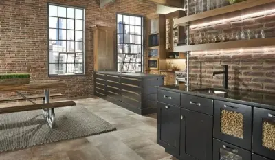 Finished Interior Projects — Stone & Concrete Installation project by Eagle Stone & Brick, Inc.