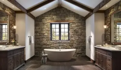 Finished Interior Projects — Stone & Concrete Installation project by Eagle Stone & Brick, Inc.