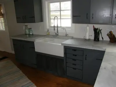 cement surfaces — Stone & Concrete Installation project by Bontrager Concrete Specialties, Inc