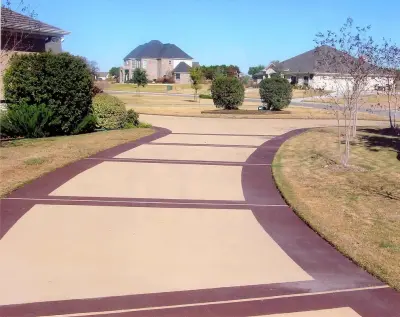 Cement Pathway — Stone & Concrete Installation project by Concrete Coating Specialists, Inc. (San Diego)