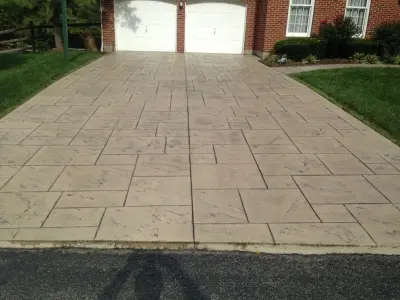 Driveway Concrete Resealing — Stone & Concrete Installation project by MRC Concrete, LLC