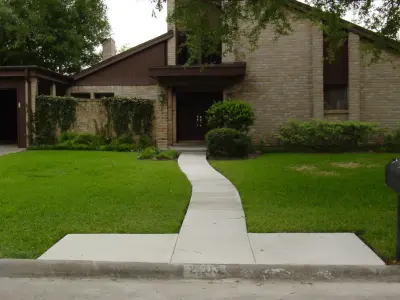 Paved concrete paths and driveways — Stone & Concrete Installation project by Brick Restoration