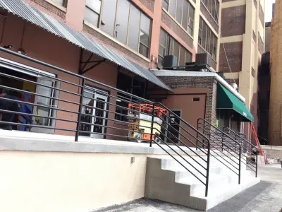 Philadelphia Concrete Expansion Deck — Stone & Concrete Installation project by Metric Concrete Construction & Design Inc.