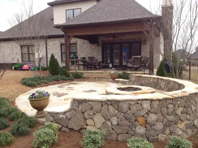 The Backyard of Auburn - Retaining Wall Construction in Auburn, AL